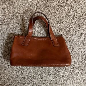 Fossil Brown Leather Shoulder Bag